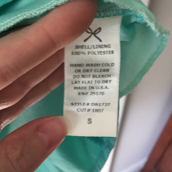 Small Everly Turquoise Dress - Picture 3 of 5